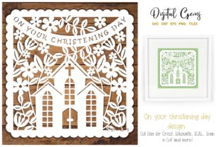 Download Christening Papercut Design - Papercut design Collection