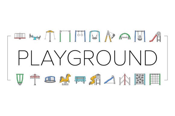 Download Playground Park Outdoor Play Icons Set V - Outdoor play Collection