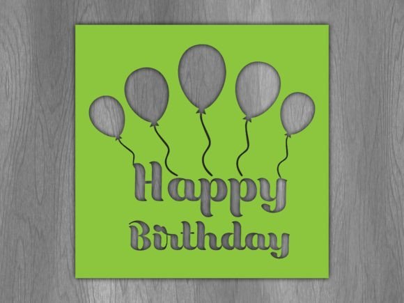 Download Birthday Papercut Design SVG Vector - Premium Resources