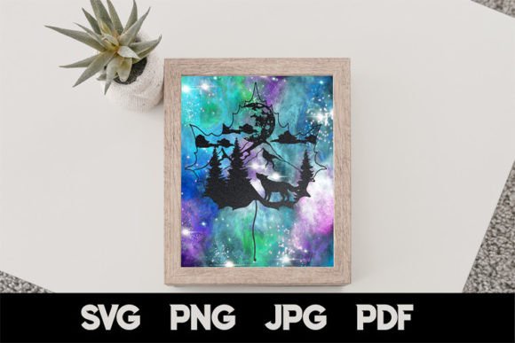 Download Fall Papercut Design | Wolf Silhouette - Papercut design Collection