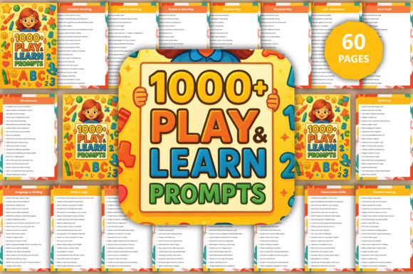 Download 1000+ Play &amp; Learn Prompts Book - Premium Resources