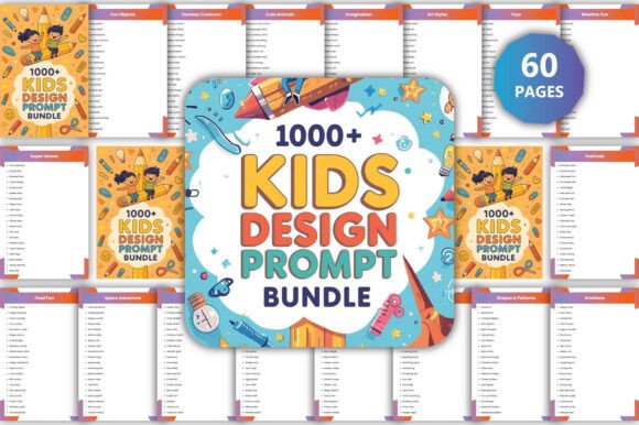Download 1000+ Kids Design Prompt Bundle - Premium Resources