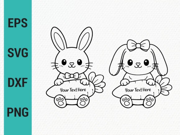 Download Easter Bunny Monogram Svg Easter Svg - Bunny monogram Collection